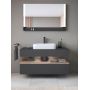 Duravit Qatego szafka 120 cm podumywalkowa wisząca grafit mat/dąb QA4732055490010 zdj.3