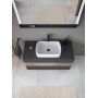 Duravit Qatego szafka 120 cm podumywalkowa wisząca grafit mat/dąb QA4732055490010 zdj.5