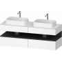 Duravit Qatego szafka 160 cm podumywalkowa wisząca biały mat/grafit QA4779049180010 zdj.1