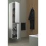 Duravit Sivida szafka 40x37,4x176 cm boczna wisząca biała-czarna SV1370RBD180000 zdj.5