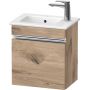 Duravit Sivida szafka 40x28,7x44,3 cm podumywalkowa wisząca dąb-chrom SV4642L10550000 zdj.1