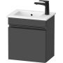 Duravit Sivida szafka 40x28,7x44,3 cm podumywalkowa wisząca czarna-grafitowa SV4642RBD490000 zdj.1