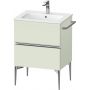 Duravit Sivida szafka 61x47,7x59,1 cm podumywalkowa wisząca zielona-chrom SV4643010HH0000 zdj.1