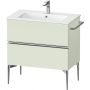 Duravit Sivida szafka 81x47,7x59,1 cm podumywalkowa wisząca zielona-chrom SV4644010HH0000 zdj.1