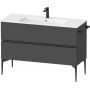 Duravit Sivida szafka 121x47,7x59,1 cm podumywalkowa wisząca czarna-szara SV46460BD490000 zdj.1