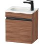 Duravit Sivida szafka 40x29,5x44 cm podumywalkowa wisząca czarna-orzech SV4649LBD790000 zdj.1