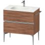 Duravit Sivida szafka 81x47,7x59,2 cm podumywalkowa wisząca orzech-chrom SV4651010790000 zdj.1