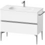 Duravit Sivida szafka 101x47,7x59,2 cm podumywalkowa wisząca biała-chrom SV4652010180000 zdj.1