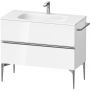 Duravit Sivida szafka 101x47,7x59,2 cm podumywalkowa wisząca biała-chrom SV4652010220000 zdj.1