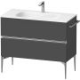 Duravit Sivida szafka 101x47,7x59,2 cm podumywalkowa wisząca grafitowa-chrom SV4652010490000 zdj.1