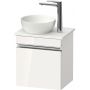 Duravit Sivida szafka 40x32,5x44 cm podumywalkowa wisząca biała-chrom SV4656L10220000 zdj.1