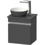 Duravit Sivida szafka 40x32,5x44 cm podumywalkowa wisząca grafitowa-chrom SV4656L10490000 zdj.1