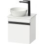 Duravit Sivida szafka 40x32,5x44 cm podumywalkowa wisząca biała-czarna SV4656LBD180000 zdj.1