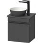 Duravit Sivida szafka 40x32,5x44 cm podumywalkowa wisząca czarna-grafitowa SV4656LBD490000 zdj.1