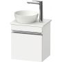 Duravit Sivida szafka 40x32,5x44 cm podumywalkowa wisząca biała-chrom SV4656R10180000 zdj.1