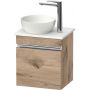 Duravit Sivida szafka 40x32,5x44 cm podumywalkowa wisząca dąb-chrom SV4656R10550000 zdj.1