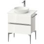 Duravit Sivida szafka 64,5x47,5x54,8 cm podumywalkowa wisząca biała-chrom SV4657010220000 zdj.1