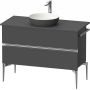 Duravit Sivida szafka 104,5x47,5x54,8 cm podumywalkowa wisząca grafitowa-chrom SV4659010490000 zdj.1