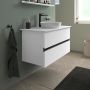 Duravit Sivida szafka 104,5x47,5x54,8 cm podumywalkowa wisząca biała-czarna SV46590BD180000 zdj.4