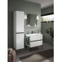 Duravit Sivida lustro 85x65 cm prostokątne z oświetleniem czarny-biały SV74220BD180000 zdj.8