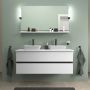 Duravit Sivida półka 128 cm biała-czarna SV74350BD180000 zdj.3