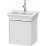 Duravit White Tulip szafka 38,4 cm podumywalkowa wisząca prawa biały wysoki połysk WT4240R8585 zdj.1