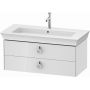 Duravit White Tulip szafka 98,4 cm podumywalkowa wisząca biały wysoki połysk WT435208585 zdj.1