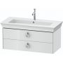 Duravit White Tulip szafka 98,4 cm podumywalkowa wisząca biały wysoki połysk WT435208585 zdj.4