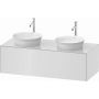 Duravit White Tulip szafka 130 cm podumywalkowa wisząca biały wysoki połysk WT4978B8585 zdj.1