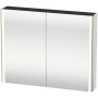 Duravit XSquare szafka 100 cm lustrzana z oświetlem LED wisząca biały mat XS711301818 zdj.1