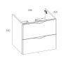 Elita Ambio szafka 60 cm podumywalkowa biała 165883 zdj.2