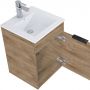 Elita Qubo Plus umywalka z szafką 40,5 cm dąb canela RE020400147050 zdj.4
