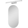 Zestaw Elita Oval lustro 50x100 cm owalne z kinkietem Rabalux Turgon 1x13W chrom (RE067567000010, 75016) zdj.1