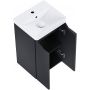 Elita Helo umywalka z szafką 40,8 cm czarny mat RE020400207160 zdj.3