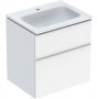 Geberit iCon Set Slim umywalka z szafką 60 cm zestaw meblowy KeraTect biały połysk/biały mat 502.331.01.1 zdj.1