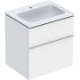 Geberit iCon Set Slim umywalka z szafką 60 cm zestaw meblowy KeraTect biały mat 502.331.01.3 zdj.1