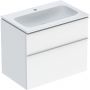 Geberit iCon Set Slim umywalka z szafką 75 cm zestaw meblowy KeraTect biały połysk/biały mat 502.332.01.1 zdj.1