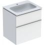 Geberit iCon Set Slim umywalka z szafką 60 cm zestaw meblowy biały polysk/chrom 502.335.01.2 zdj.1