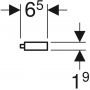 Geberit iCon wieszak na ręczniki czarny mat 502.328.14.1 zdj.5