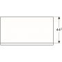 Geberit iCon szafka 89 cm stojąca boczna biały połysk 840090000 zdj.4