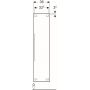 Geberit iCon szafka boczna 150 cm wysoka wisząca biały połysk 840150000 zdj.2