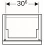Geberit iCon szafka 37 cm podumywalkowa wisząca biały mat 841037000 zdj.4