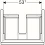 Geberit iCon szafka 60 cm podumywalkowa wisząca biały mat 841260000 zdj.4