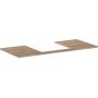 Hansgrohe Xelu Q blat naszafkowy 118x55 cm dąb 54096230 zdj.1