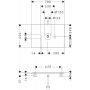 Hansgrohe Xelu Q blat naszafkowy 78x55 cm biały 54113050 zdj.2