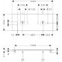 Hansgrohe Xelu Q blat naszafkowy 136x55 cm biały 54118050 zdj.2
