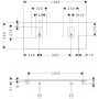 Hansgrohe Xelu Q blat naszafkowy 136x55 cm biały 54125050 zdj.2