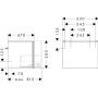 Hansgrohe Xilesa E szafka 63x47x50 cm podumywalkowa wisząca piaskowa 54255780 zdj.2