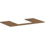 Hansgrohe Xilesa E blat naszafkowy 98x55 cm dąb 54270550 zdj.1