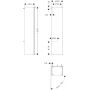 Hansgrohe Xilesa E szafka 40x35x165 cm boczna wisząca lewa piaskowa 54287780 zdj.2